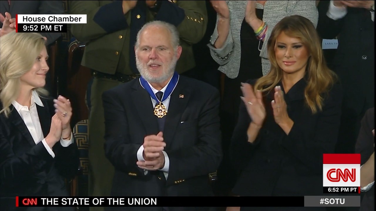 rush limbaugh medal of dom surprise